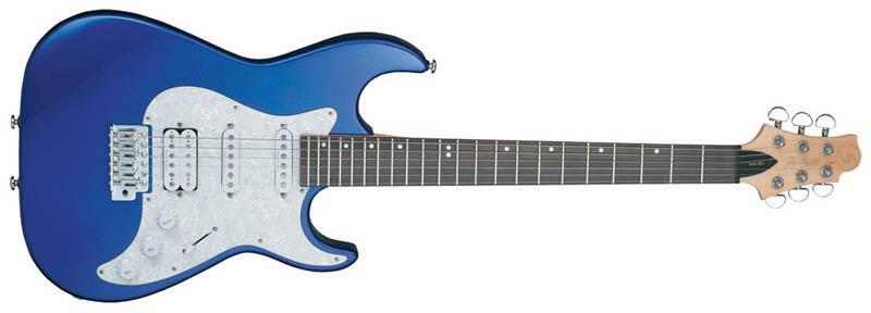Foto Samick guitarras MB-50 MBM Azul. Guitarra electrica cuerpo macizo de 6