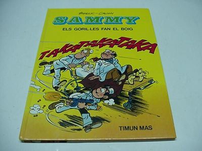 Foto Sammy Numero 2 De Berck & Cauvin Comic De Timun Mas  En Catalan Del Año 1991