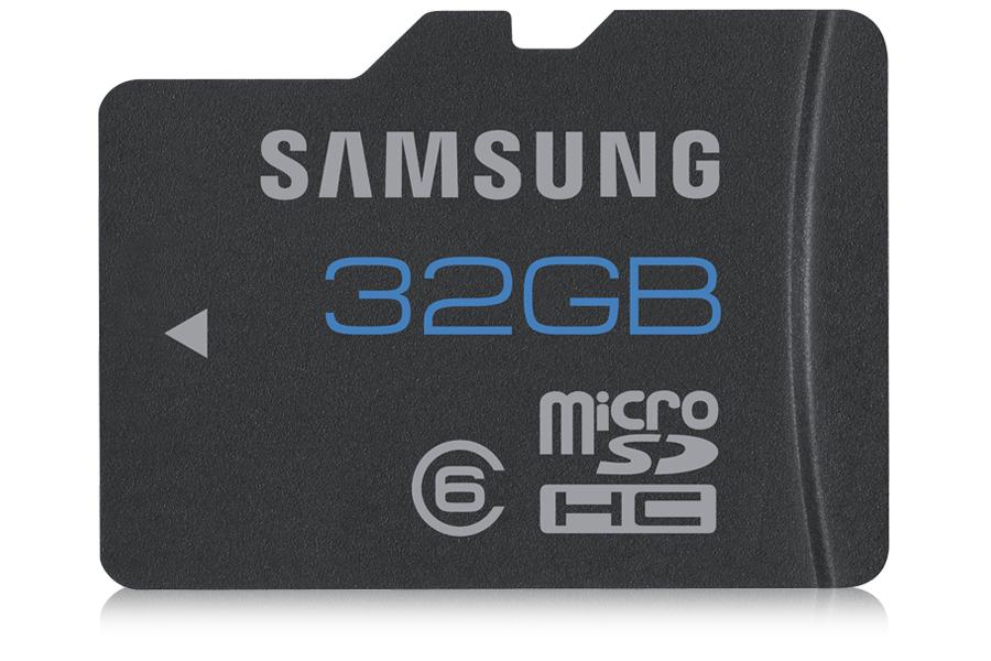 Foto Samsung 32gb microsdhc class 6, 32768 mb, micro secure digital