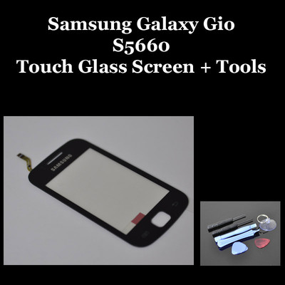 Foto Samsung Galaxy Gio S5660  Negro  T�ctil Pantalla + Opening  Tools