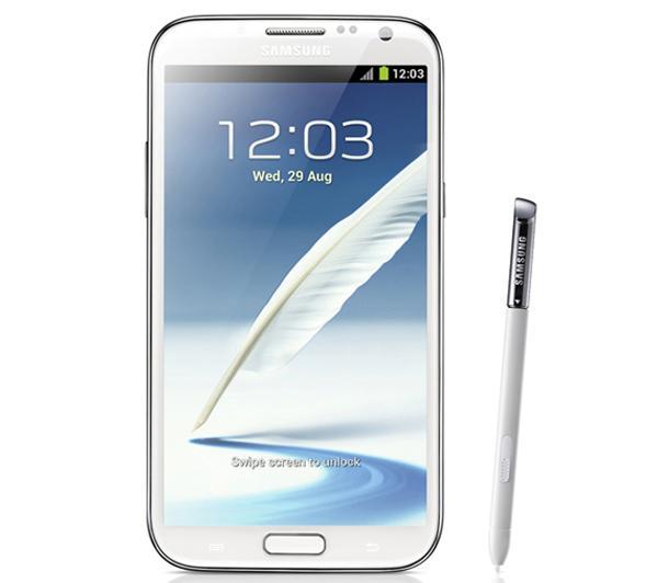Foto Samsung Galaxy Note II N7100 - blanco