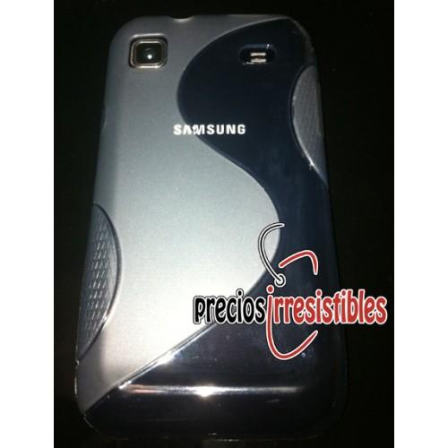 Foto Samsung Galaxy S Plus (i9001) S-Line Gris - Carcasa/Funda TPU Gel (Silicona).