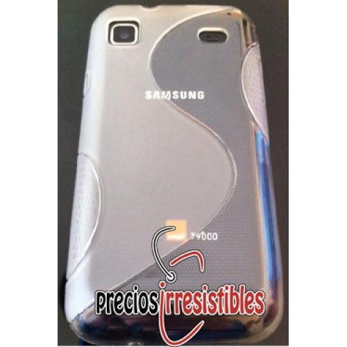 Foto Samsung Galaxy S Plus (i9001) S-Line Transparente - Carcasa/Funda TPU Gel (Silicona).
