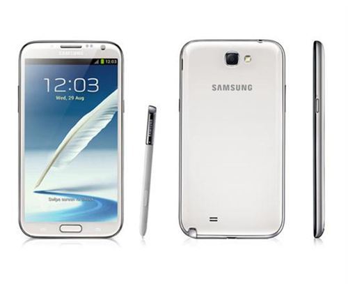 Foto Samsung gt-n7100rwdphe · samsung galaxy note ii · smartphone (android os) · gsm / umts · 3g · 16 gb · 5.55 · hd super amoled · blanco mármol