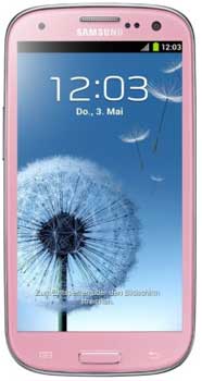 Foto Samsung i9300 Galaxy SIII Rosa. Móviles Libres