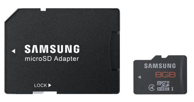Foto Samsung MicroSDHC Plus Clase4 8Gb + Adaptador