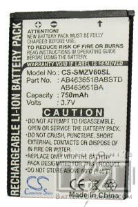 Foto Samsung SPH-M630 Highnote batería (750 mAh)