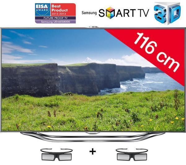 Foto Samsung televisor led 3d smart tv ue46es8000 + soporte mural fijo negr
