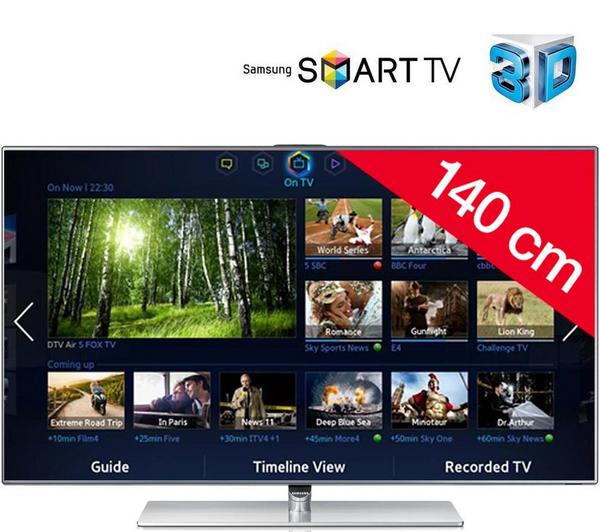 Foto Samsung televisor led 3d smart tv ue55f7000 + soporte mural stile s800