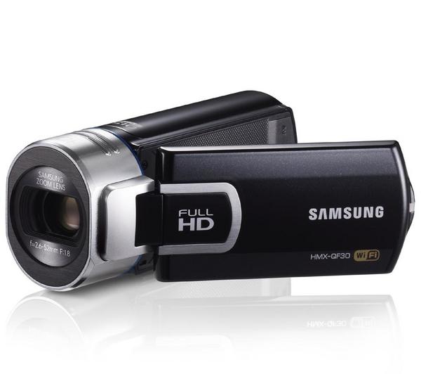 Foto Samsung videocámara de alta definción qf30 - negro + trípode ex-330 -