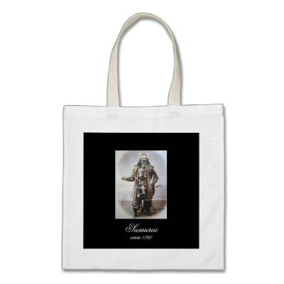 Foto Samurai en armadura circa 1860 Bolsas De Mano