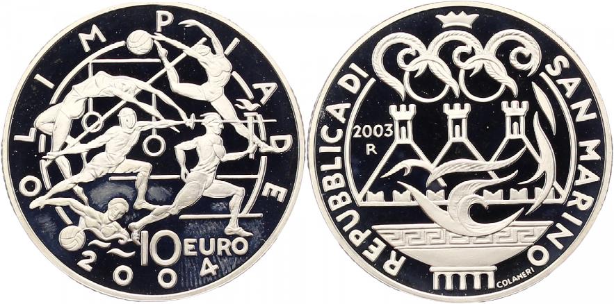 Foto San Marino 10 Euro 2003