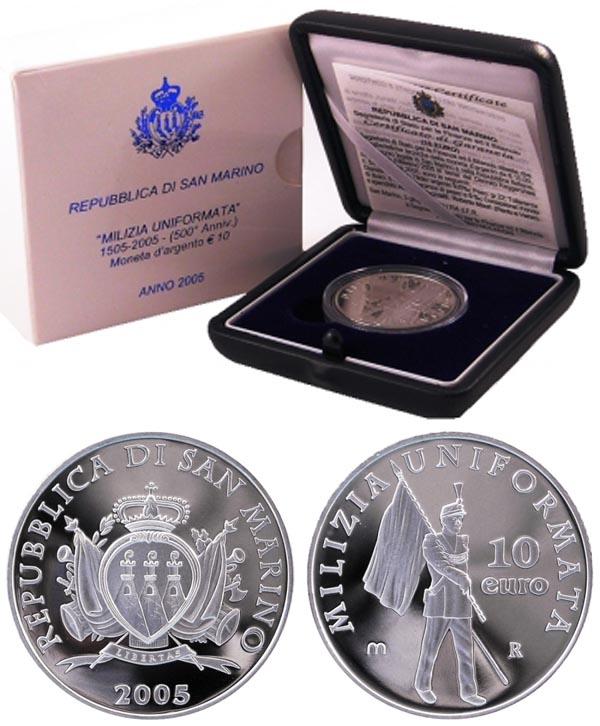Foto San Marino 10 Euro 2005
