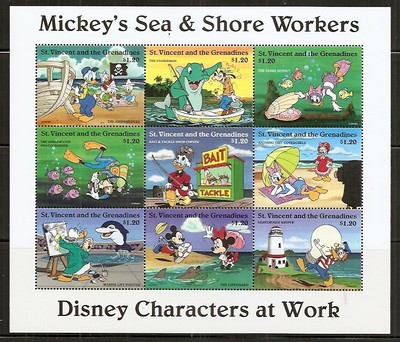 Foto San Vicente Y Granadinas. A�o: 1995. Tema: Walt Disney.
