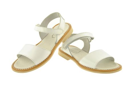 Foto sand. blanca velcro pala lisa