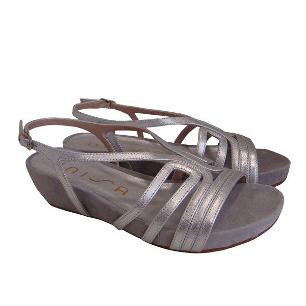 Foto Sandalias bambala plata unisa 39 Plata