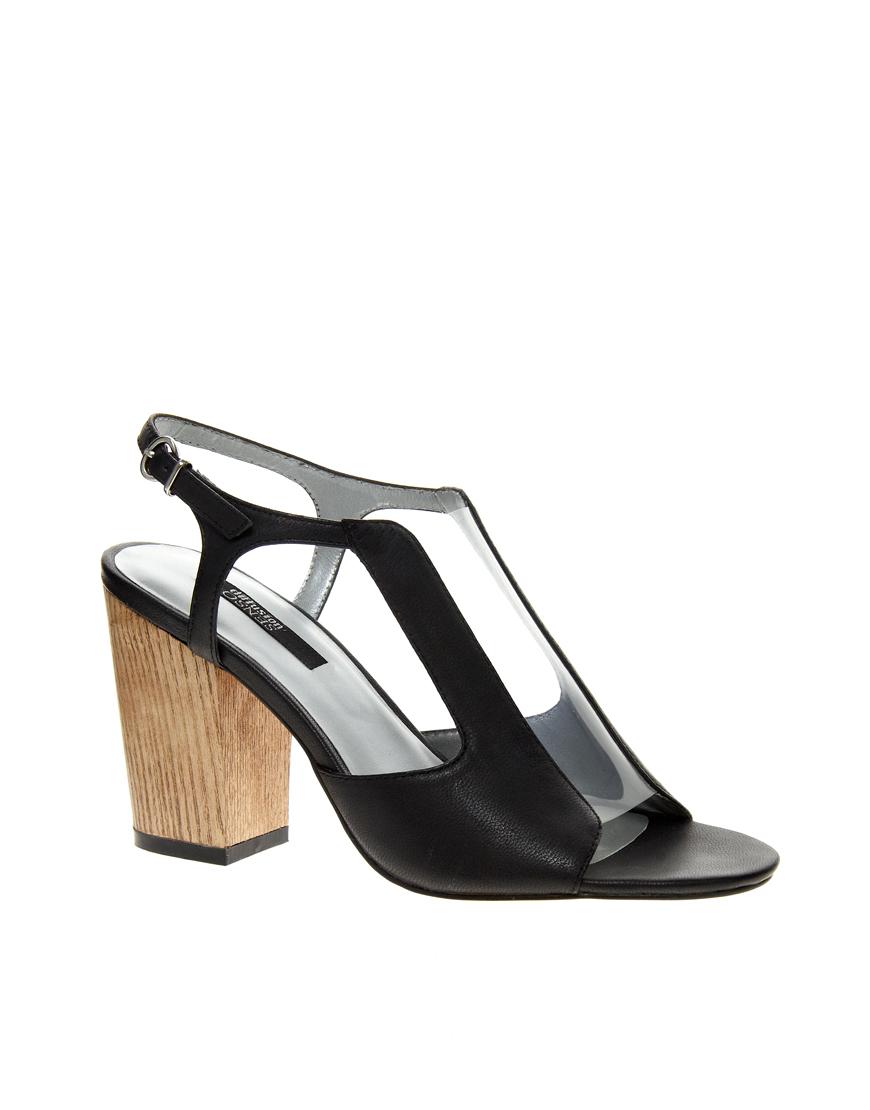 Foto Sandalias de tacón de acrílico Patsy de Senso Negro