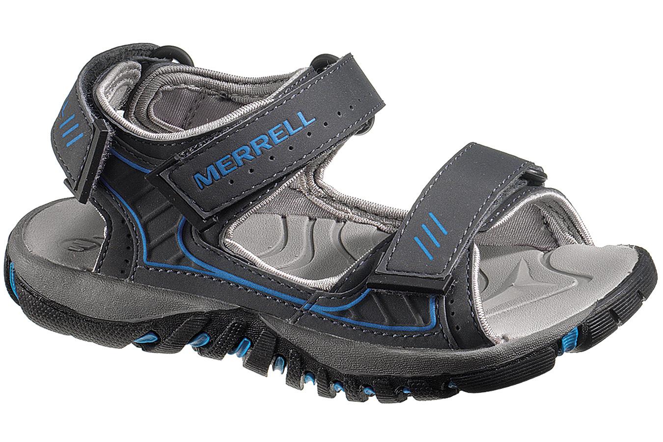 Foto Sandalias Merrell Spinster Splash gris para niño , 34