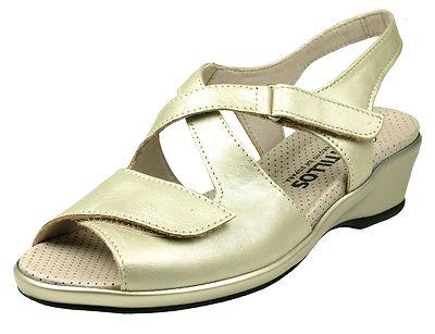Foto Sandalias Mujer / Ladies Shoes Pitillos Talla / Size 35 Oro/gold Piel   Ref. 213