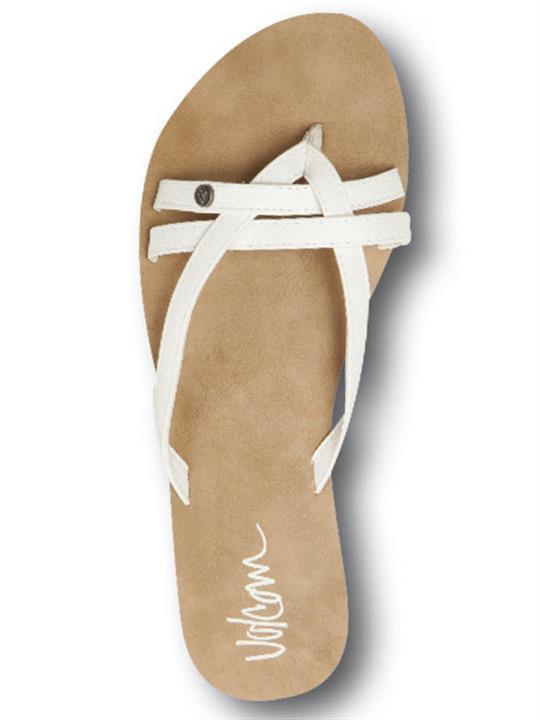 Foto Sandalias Mujer Volcom Look Out Creedlers Blanco