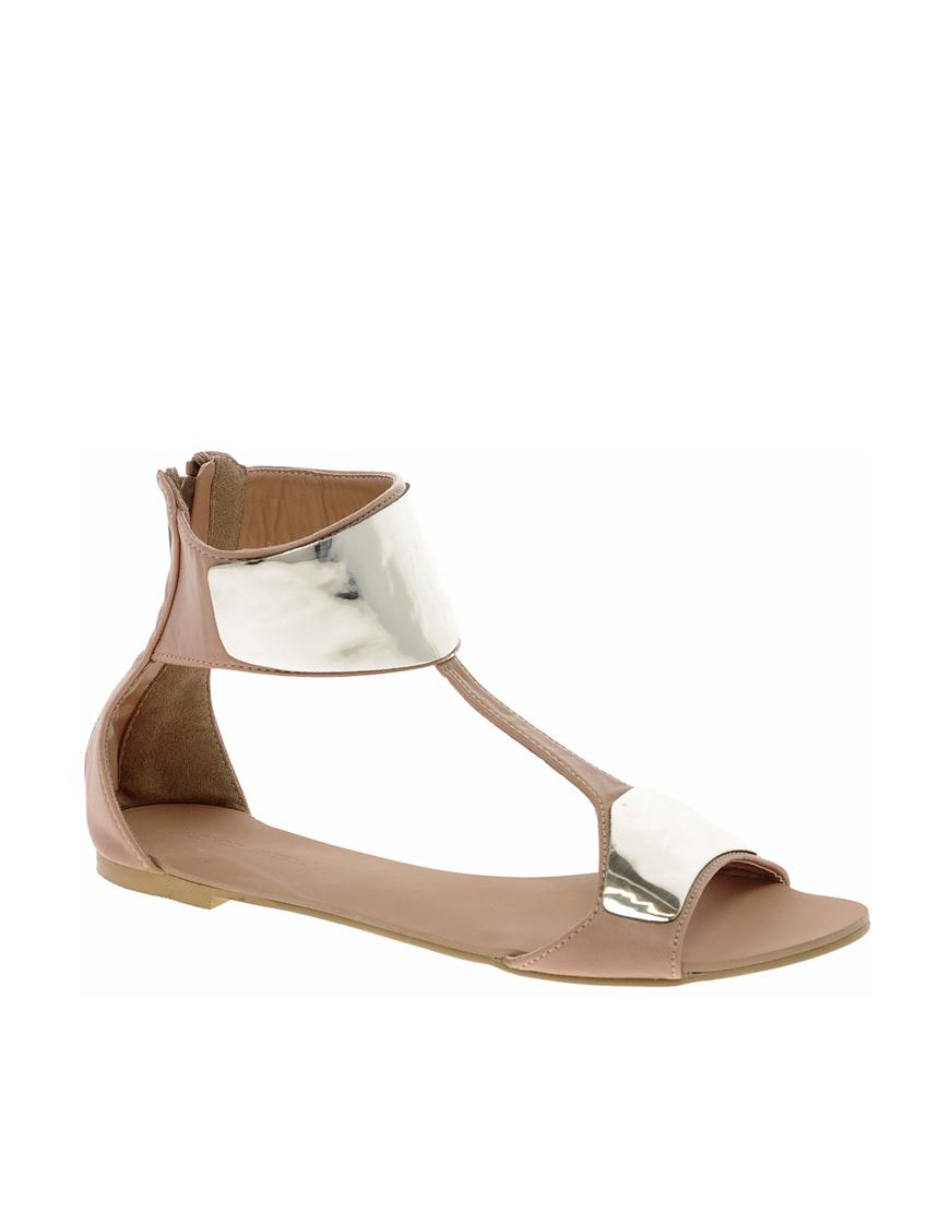 Foto Sandalias planas Sadie de London Rebel Beis