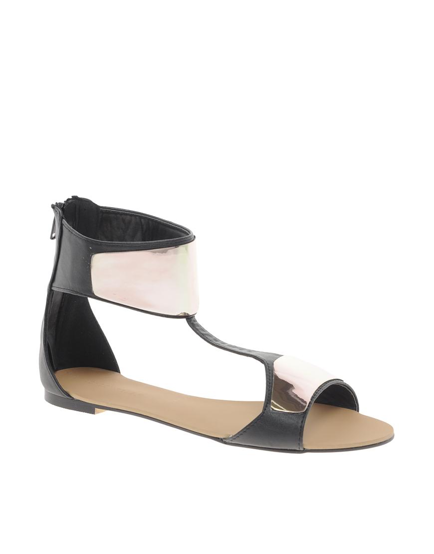 Foto Sandalias planas Sadie de London Rebel Negro