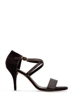 Foto Sandalias Tiras Cruzadas negro MANGO