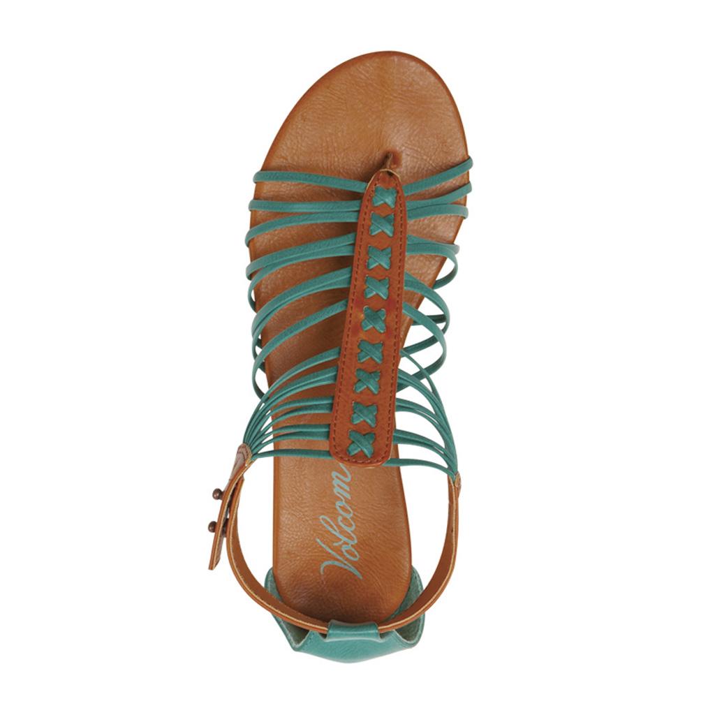 Foto Sandalias Volcom Be Nice Verde/Marrón