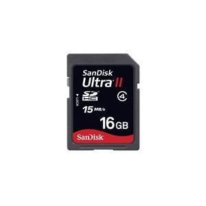 Foto Sandisk - 16GB Secure Digital Ultra II