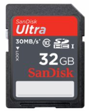 Foto Sandisk 32GB Ultra SDHC UHS-I