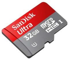 Foto SanDisk MicroSDHC 32 GB Mobile Ultra Clase 10 + Adaptador SD