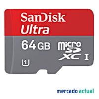 Foto sandisk mobile ultra tarjeta de memoria flash - 64 gb - micr