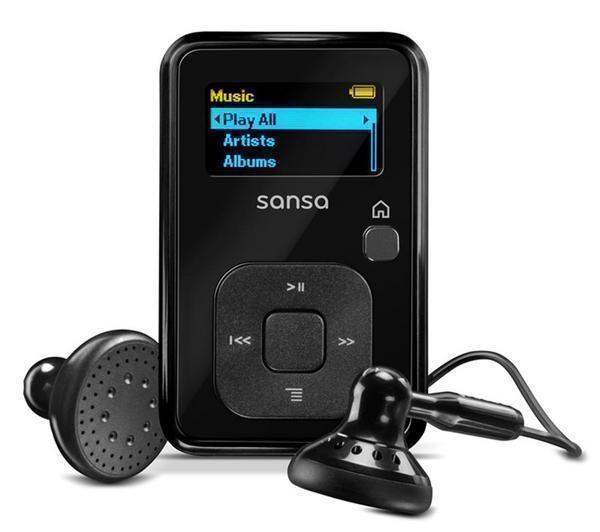 Foto Sandisk Reproductor MP3 Radio FM Sansa Clip+ 8 GB - negro