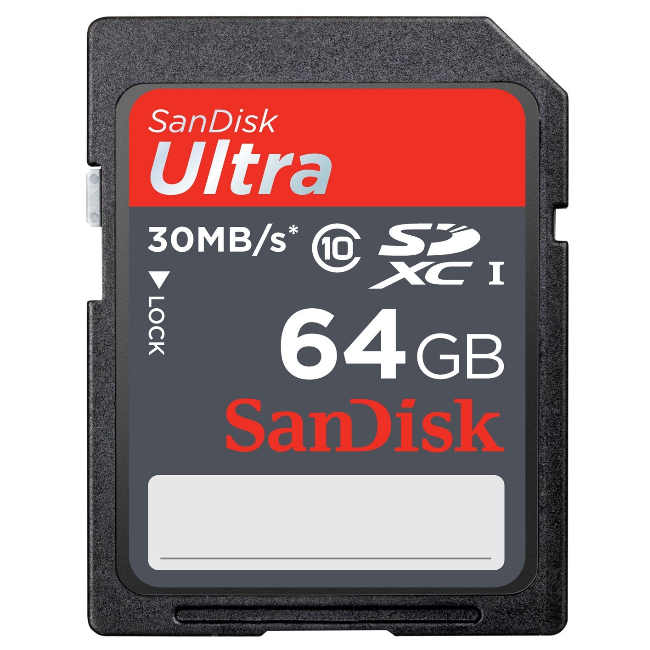 Foto SanDisk SDXC Ultra 64GB Class 10