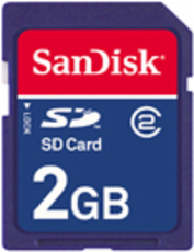 Foto Sandisk Standard SD Card 2GB