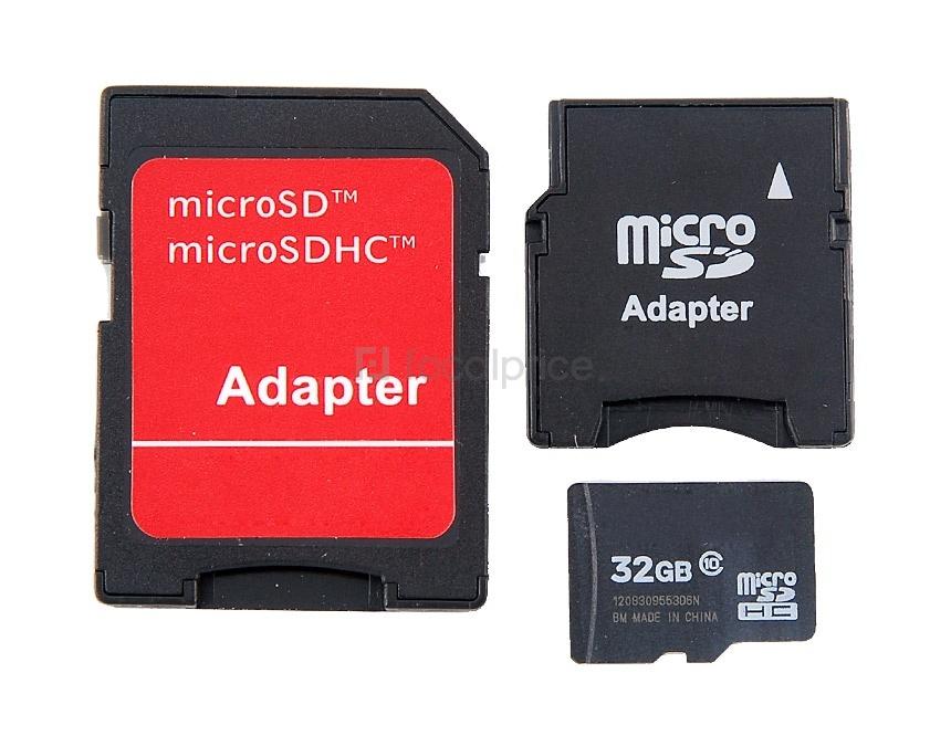 Foto Sandisk Tarjeta de 32 GB Clase 10 TF / Micro SD de 2 adaptadores (Negro)