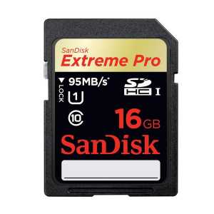 Foto Sandisk tarjeta de memoria sdhc extreme pro - 16 gb (95 mo/s)