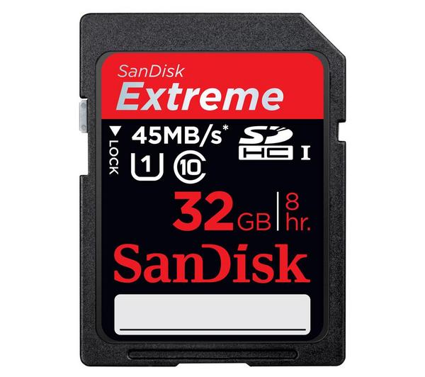 Foto Sandisk Tarjeta de memoria SDHC UHS-I Extreme HD Video - 32 GB - Classe 10
