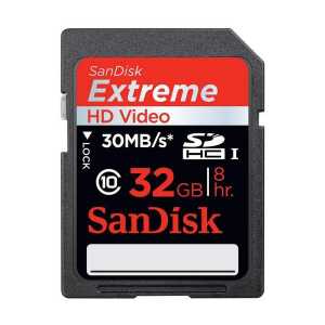 Foto Sandisk tarjeta de memoria sdhc uhs-i extreme hd video - 32 gb -