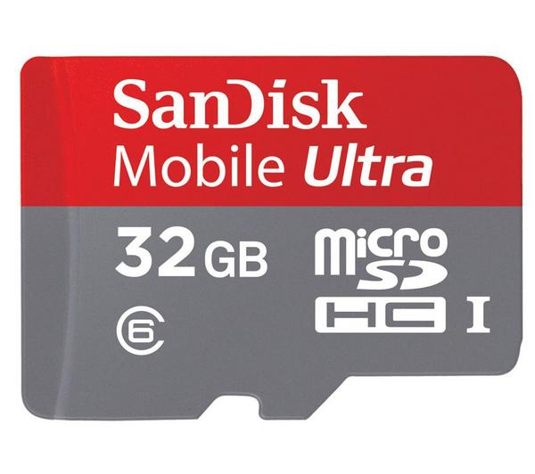 Foto Sandisk tarjeta microsdhc uhs-i 32 gb + adaptador sd
