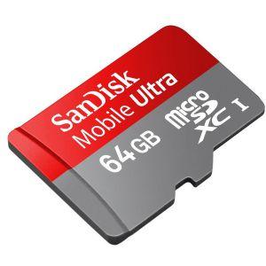 Foto Sandisk tarjeta microsdhc uhs-i 64 gb + adaptador sd