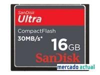 Foto sandisk ultra tarjeta de memoria flash - 16 gb - compactflas