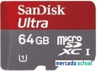 Foto sandisk ultra tarjeta de memoria flash - 64 gb - microsdxc u