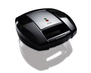 Foto sandwichera - koenic ksm804black capacidad para 2 sandwiches, material antiadherente