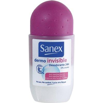 Foto sanex desodorante invisible dry roll-on 45 ml.