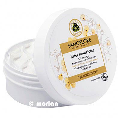 Foto Sanoflore miel nutritiva crema corporal hidratante y reparadora, 200ml