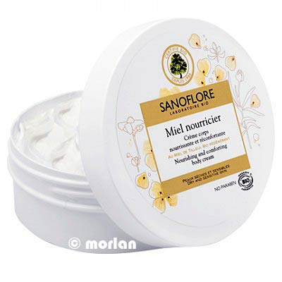 Foto Sanoflore miel nutritiva crema corporal hidratante y reparadora, 200ml