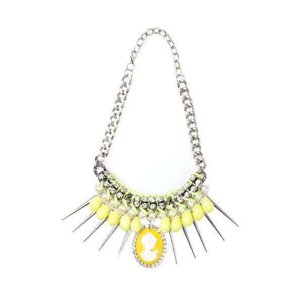 Foto Santana Benitez - Collar CAMEO AMARILLO