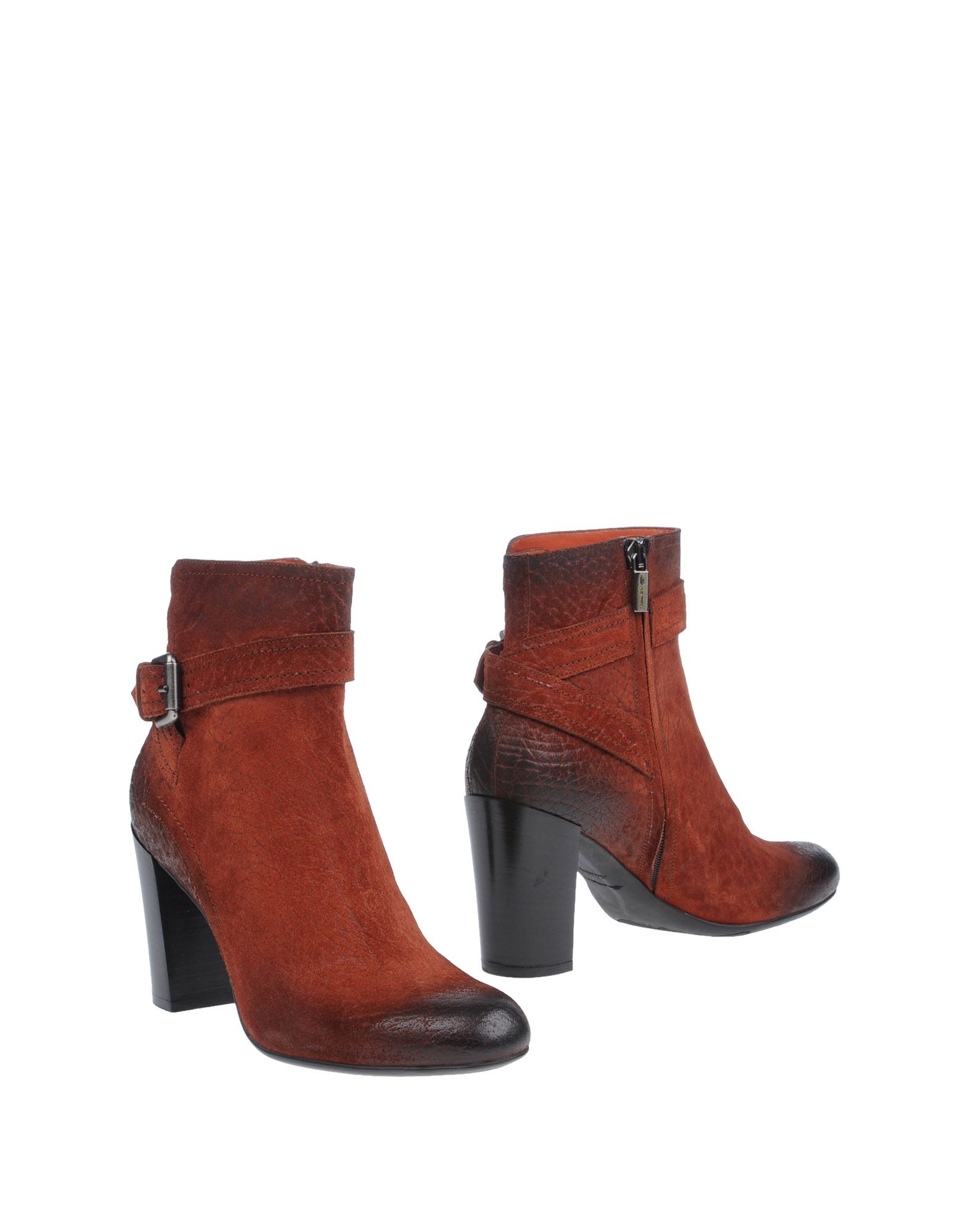 Foto Santoni Botines De CañA Alta Mujer Ladrillo