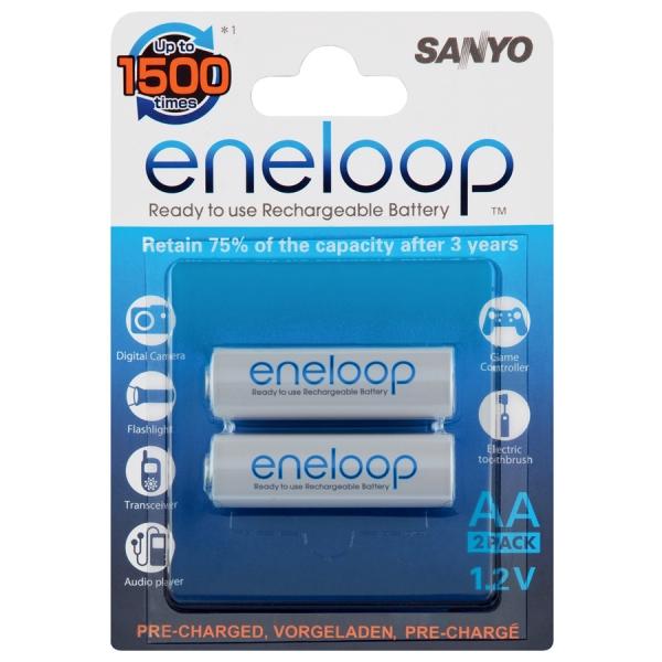 Foto Sanyo 2 Baterías recargables Eneloop LR06